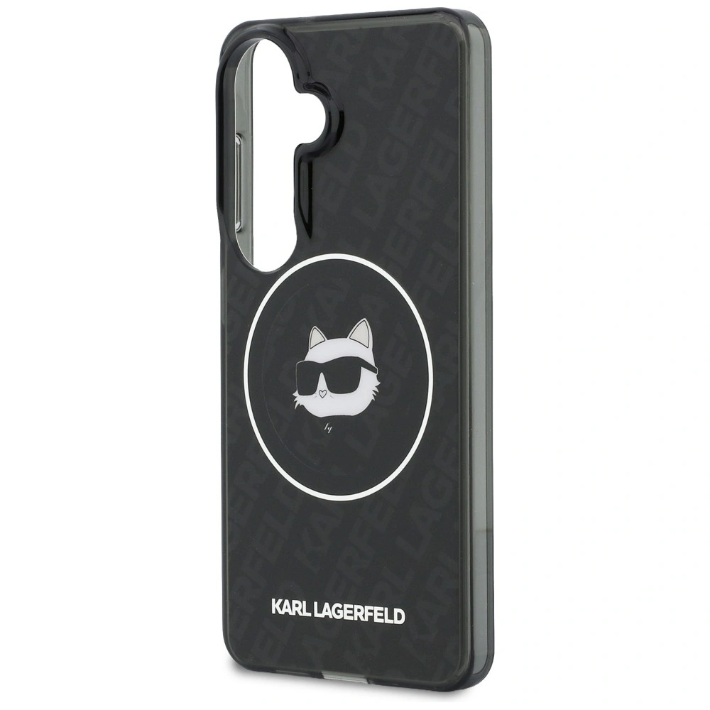 Etui Karl Lagerfeld IML Repeated Choupette MagSafe do Samsung Galaxy S26 czarny