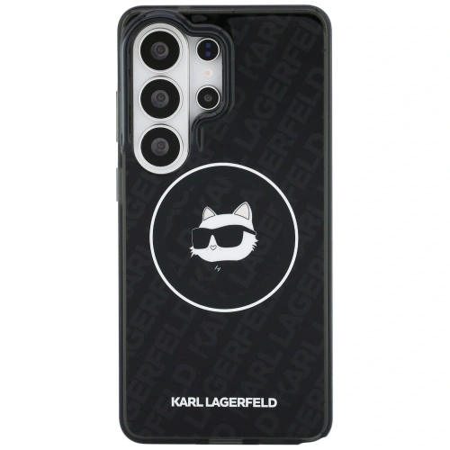 Etui Karl Lagerfeld IML Repeated Choupette MagSafe do Samsung Galaxy S26 Ultra czarny