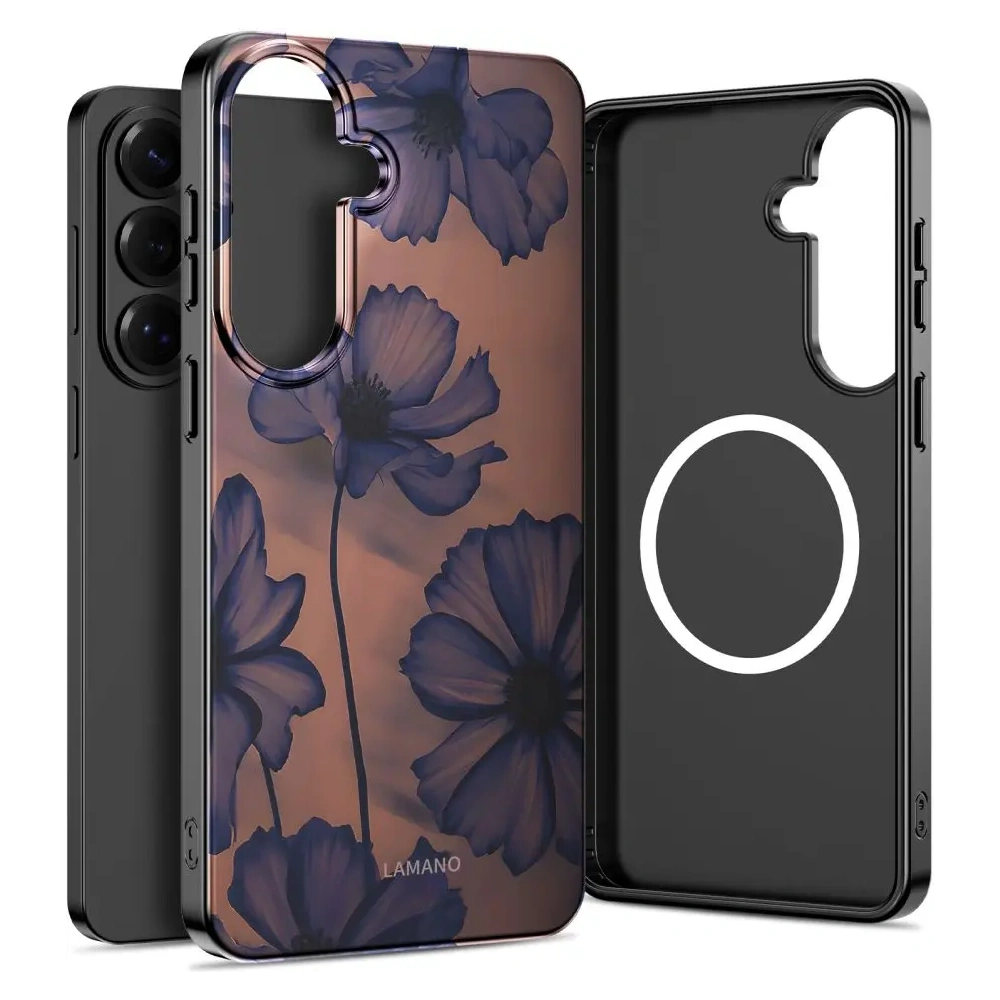 Etui Tech-Protect Lamano MagSafe do Samsung Galaxy S26 Velvet Night