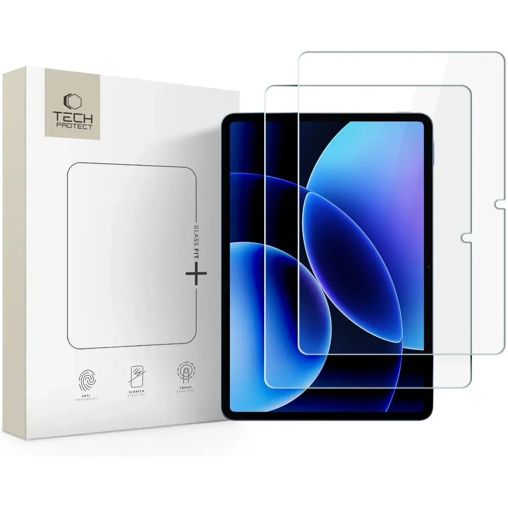 Szkło hartowane Tech-Protect Glass Fit+ do Xiaomi Pad 7 / 7 Pro / 8 / 8 Pro 11.2 Clear [2 PACK]