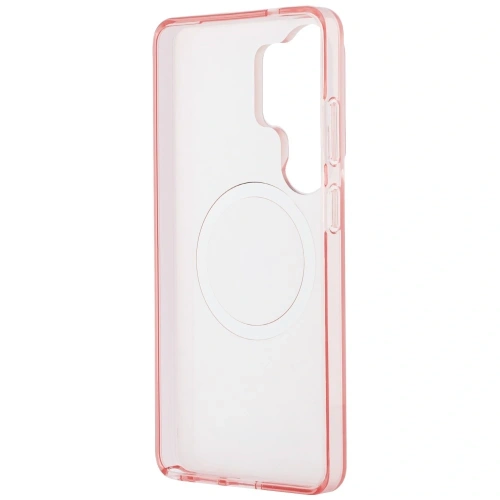 Etui Karl Lagerfeld IML Repeated Choupette MagSafe do Samsung Galaxy S26 Ultra różowy