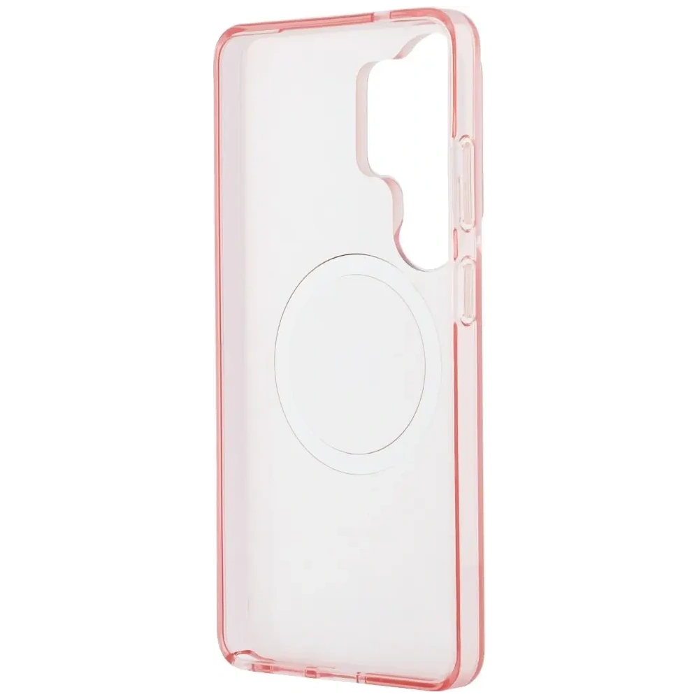 Etui Karl Lagerfeld IML Repeated Choupette MagSafe do Samsung Galaxy S26 Ultra różowy