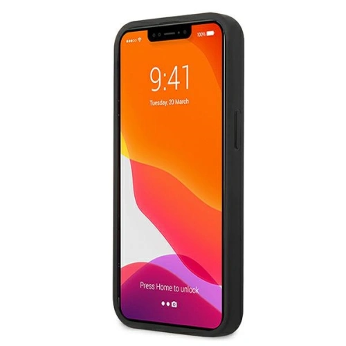 [CR] Etui Karl Lagerfeld KLHCP13SOKPK Apple iPhone 13 mini czarny/black hardcase Saffiano Ikonik Karl`s Patch