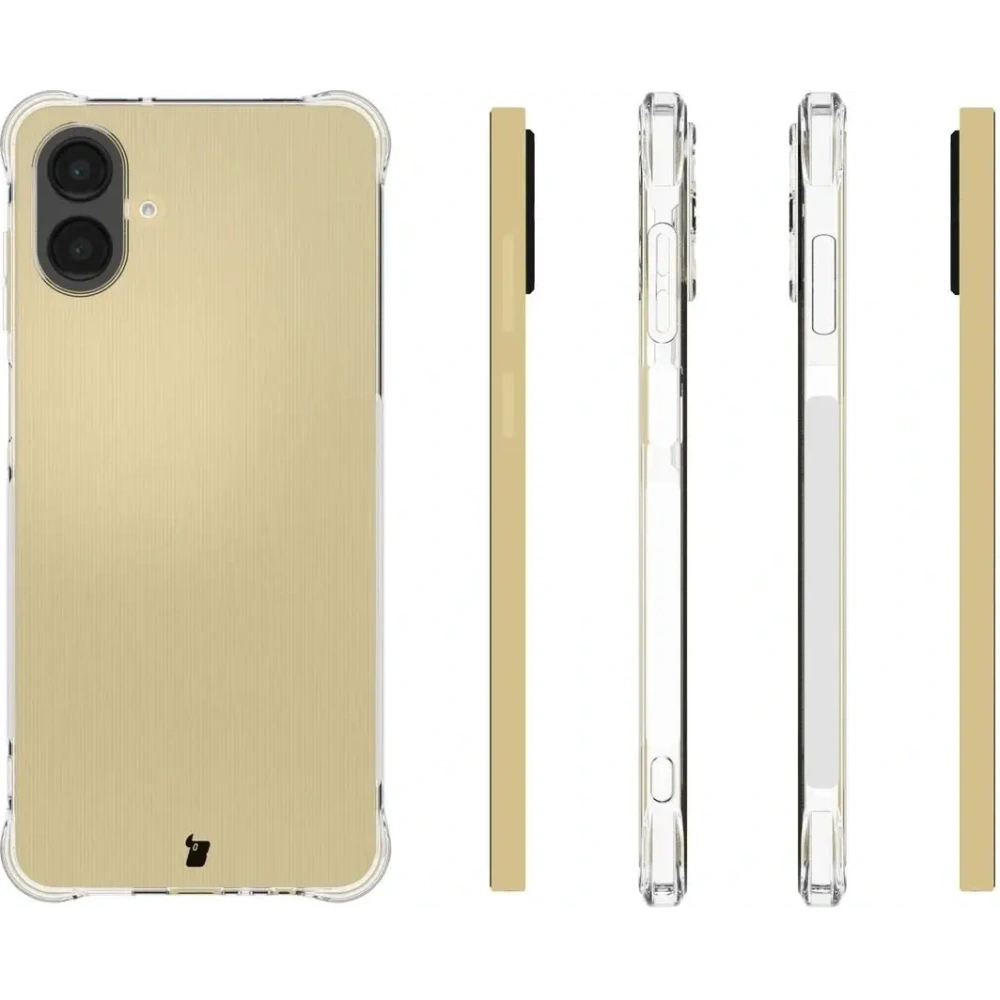 Elastyczne etui + 2x szkło hartowane Bizon Case Clear Pack do Samsung Galaxy A07 4G