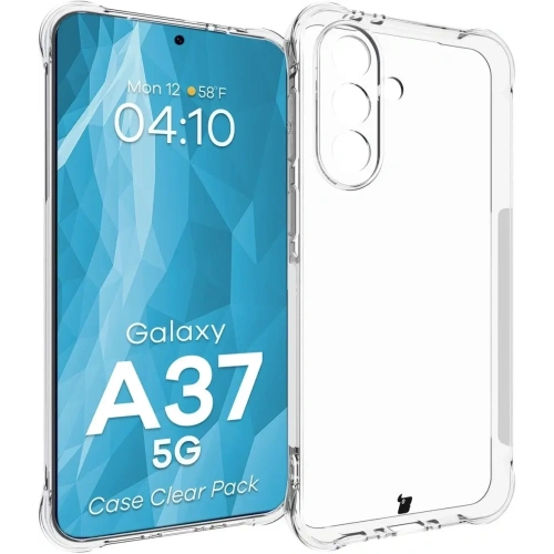 Elastyczne etui + 2x szkło hartowane Bizon Case Clear Pack do Samsung Galaxy A37 5G
