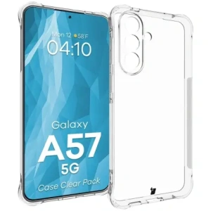 Elastyczne etui + 2x szkło hartowane Bizon Case Clear Pack do Samsung Galaxy A57 5G