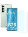 Elastyczne etui + 2x szkło hartowane Bizon Case Clear Pack do Samsung Galaxy S26+ Plus