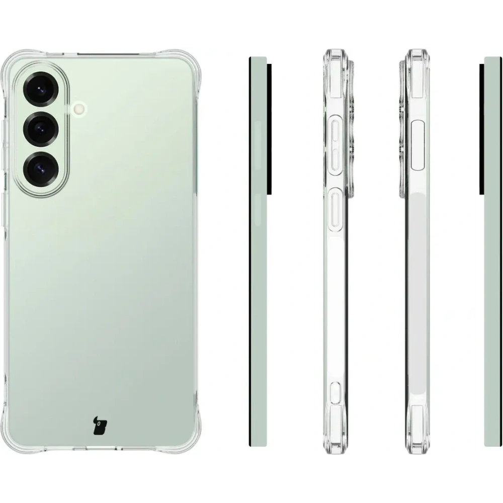 Elastyczne etui + 2x szkło hartowane Bizon Case Clear Pack do Samsung Galaxy S26+ Plus