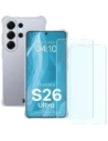 Elastyczne etui + 2x szkło hartowane Bizon Case Clear Pack do Samsung Galaxy S26 Ultra