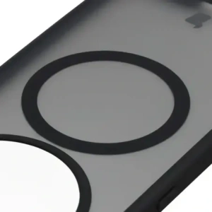 Etui z pierścieniem magnetycznym + szkło hartowane Bizon MatteO Pack do Honor Magic8 Lite przydymione-czarne