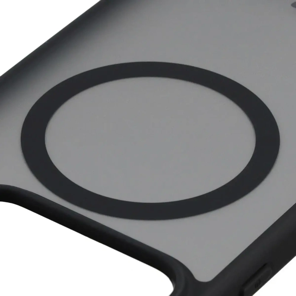 Etui z pierścieniem magnetycznym + szkło hartowane Bizon MatteO Pack do Realme GT 8 Pro przydymione-czarne