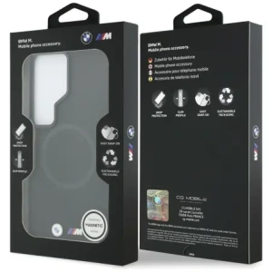 Etui BMW M Metal Logo MagSafe do Samsung Galaxy S26 Ultra czarny