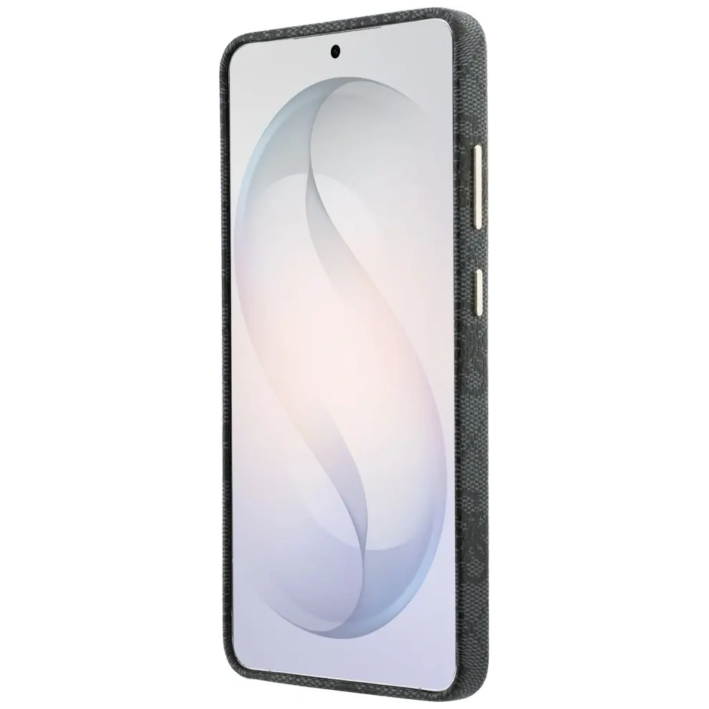 Etui Guess 4G Rhinestone Round Logo MagSafe do Samsung Galaxy S26 Ultra czarny