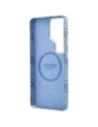 Etui Guess 4G Script MagSafe do Samsung Galaxy S26 Ultra niebieski