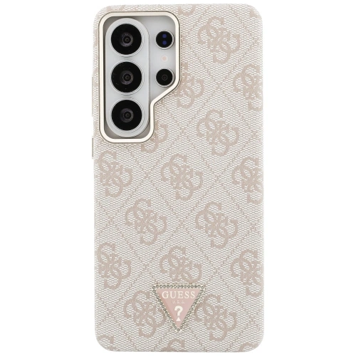 Etui Guess 4G Triangle Logo MagSafe do Samsung Galaxy S26 Ultra różowy