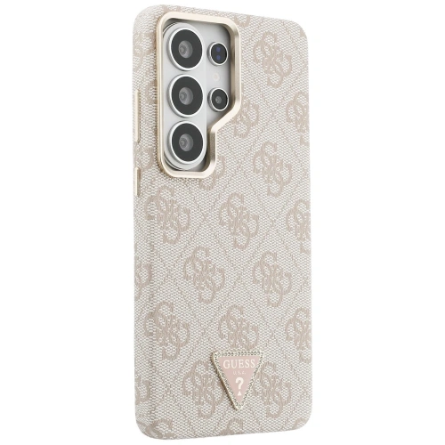 Etui Guess 4G Triangle Logo MagSafe do Samsung Galaxy S26 Ultra różowy