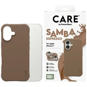 Etui CARE by PanzerGlass Fashionable Samba MagSafe do Apple iPhone 17 espresso