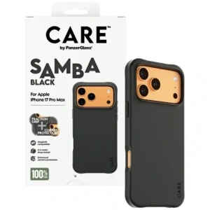 Etui CARE by PanzerGlass Fashionable Samba MagSafe do Apple iPhone 17 Pro Max czarny