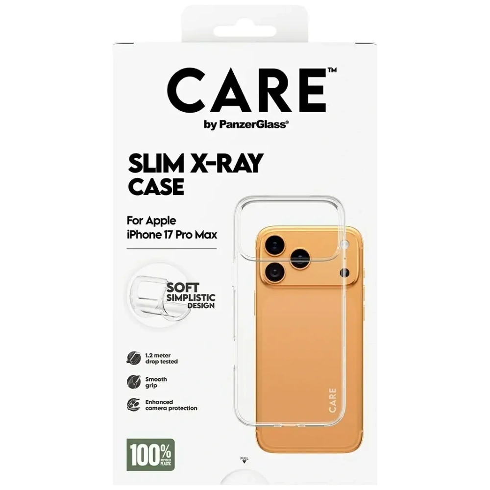 Etui CARE by PanzerGlass Fashionable X-Ray Soft Basic do Apple iPhone 17 Pro Max przezroczysty