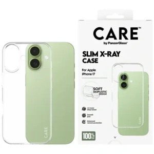 Etui CARE by PanzerGlass Fashionable X-Ray Soft Basic do Apple iPhone 17 przezroczysty
