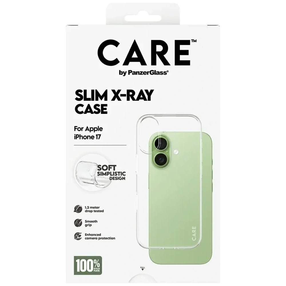 Etui CARE by PanzerGlass Fashionable X-Ray Soft Basic do Apple iPhone 17 przezroczysty