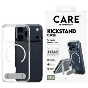 Etui CARE by PanzerGlass Feature w. Kickstand MagSafe do Apple iPhone 17 Pro przezroczysty