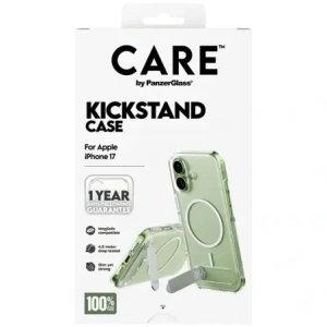 Etui CARE by PanzerGlass Feature w. Kickstand MagSafe do Apple iPhone 17 przezroczysty