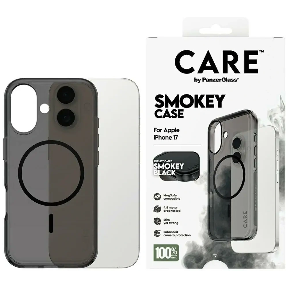 Etui CARE by PanzerGlass Flagship Urban Explorer w. Black MagSafe do Apple iPhone 17 dymny