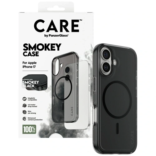 Etui CARE by PanzerGlass Flagship Urban Explorer w. Black MagSafe do Apple iPhone 17 dymny