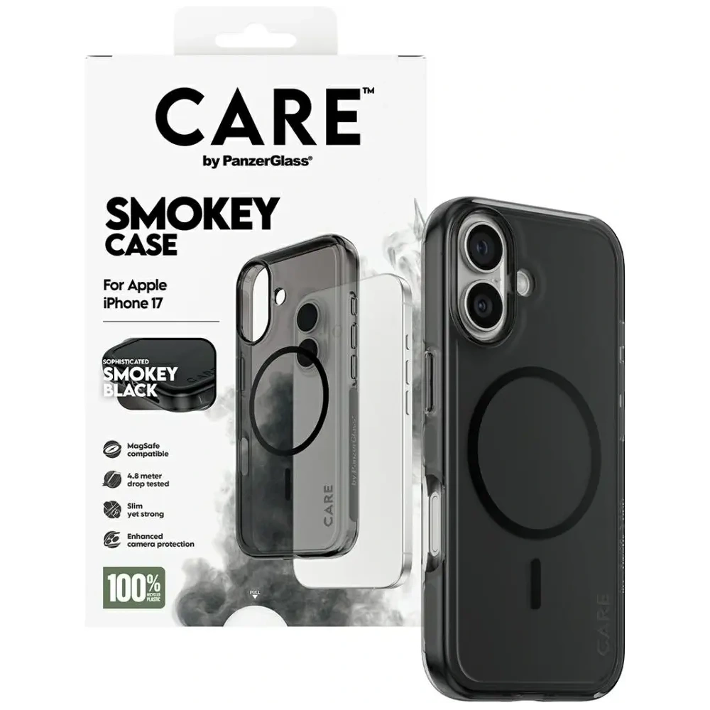 Etui CARE by PanzerGlass Flagship Urban Explorer w. Black MagSafe do Apple iPhone 17 dymny