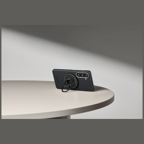 Etui PITAKA Edge Case MagSafe do Samsung Galaxy S26+ Plus czarno-szary