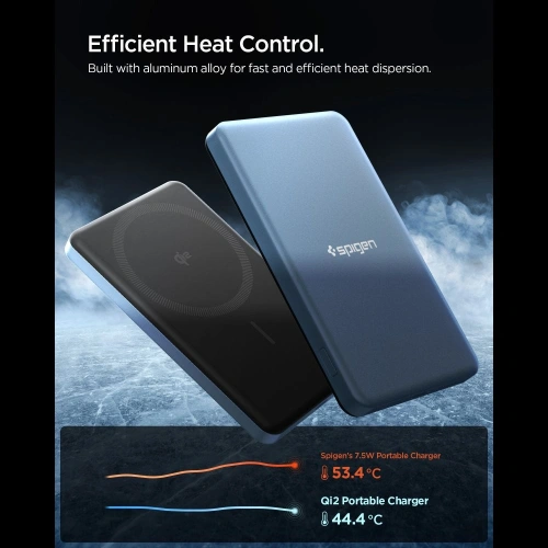 Powerbank Spigen EA2205MQ Essential MagSafe PowerBank 5000mAh 22.5W QI2 Teal Blue