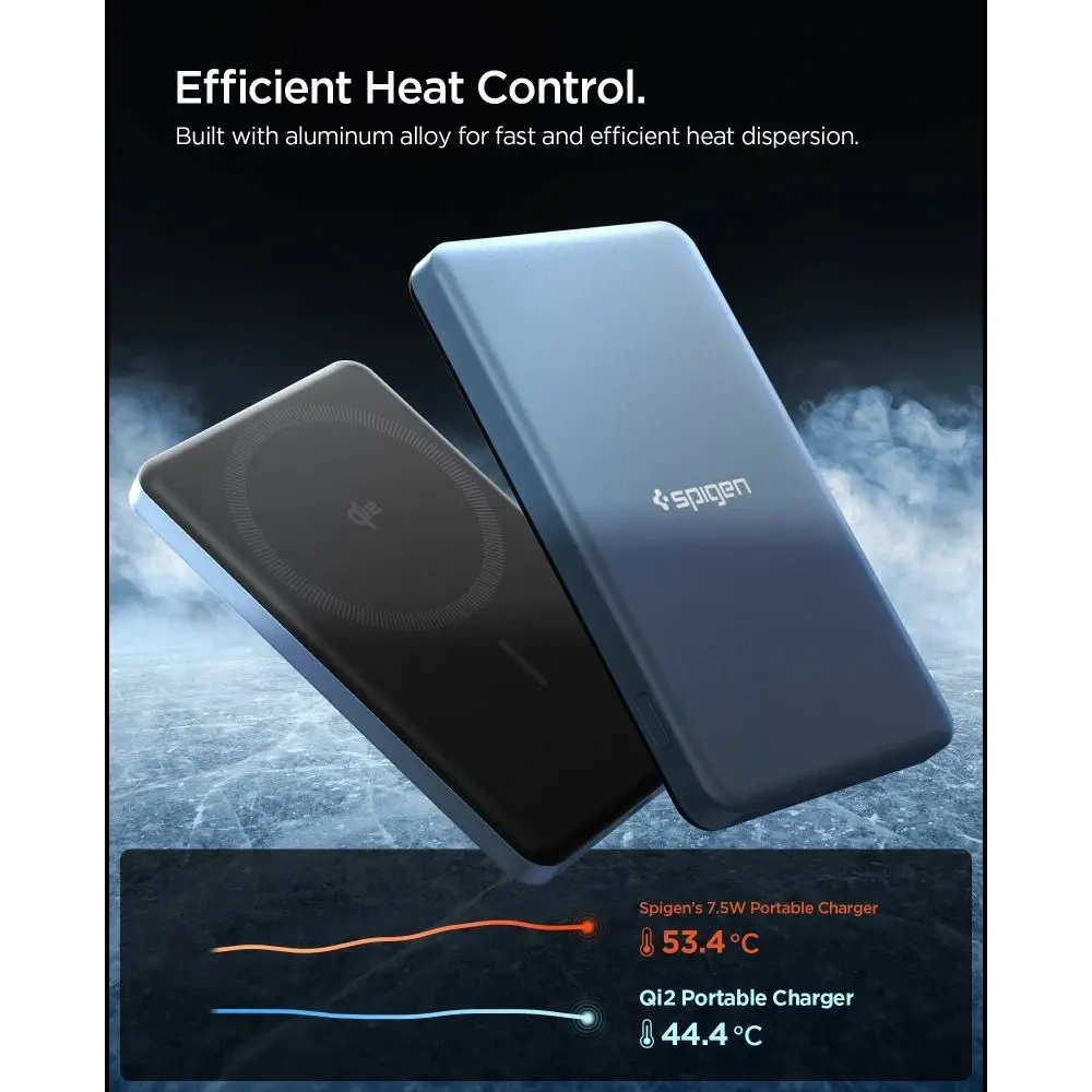 Powerbank Spigen EA2205MQ Essential MagSafe PowerBank 5000mAh 22.5W QI2 Teal Blue