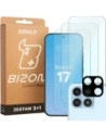 3x Szkło hartowane + szybka na aparat Bizon Glass Clear Pack do Xiaomi 17