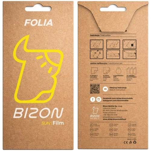 Folia matowa Bizon Glass Film Sun do Oppo Reno 15 F
