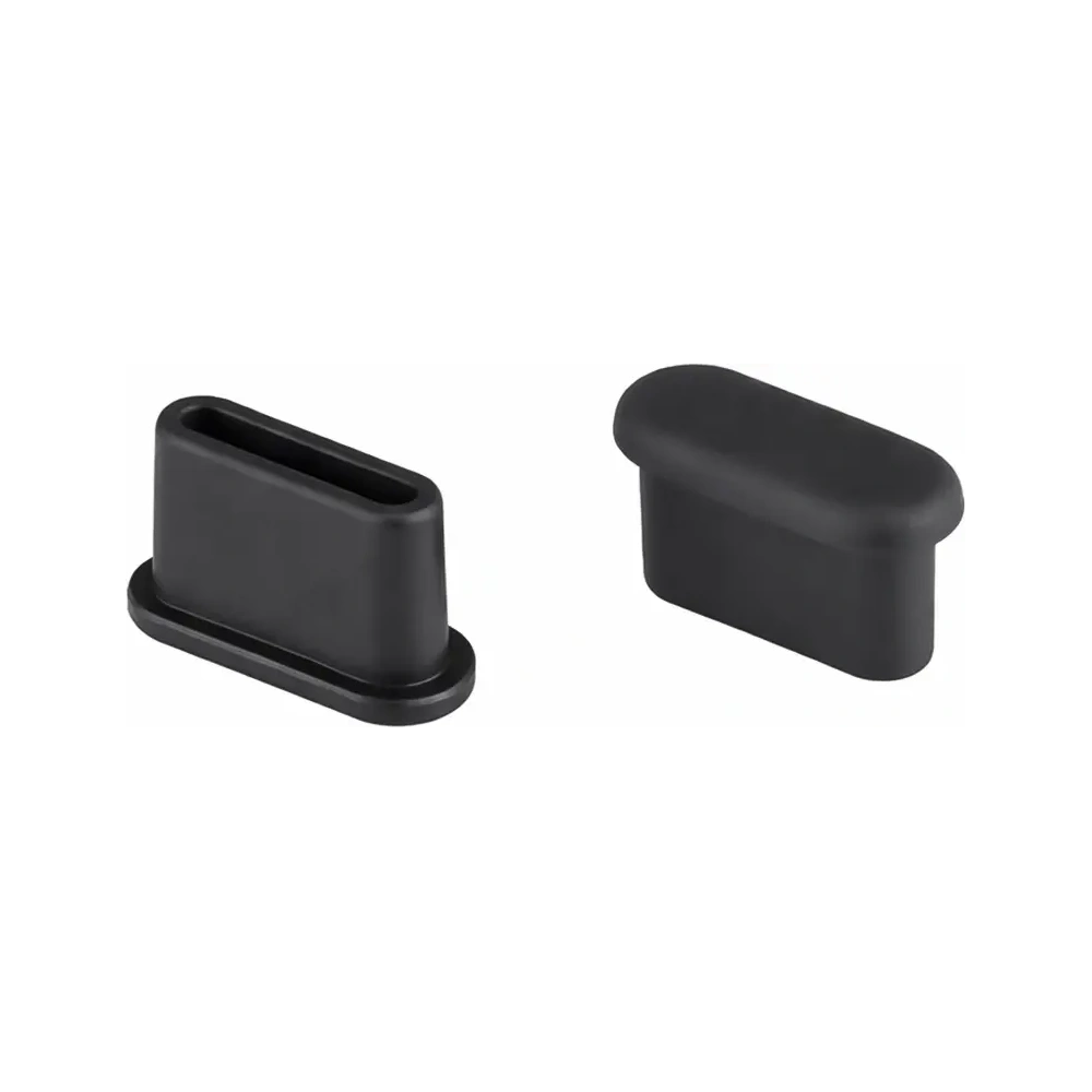 Zatyczka do portu ładowania Bizon Accessories Dust Plug dla urządzeń z portem typu C czarna