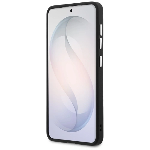 Etui Guess Fixed Glitter Triangle MagSafe do Samsung Galaxy S26 srebrny