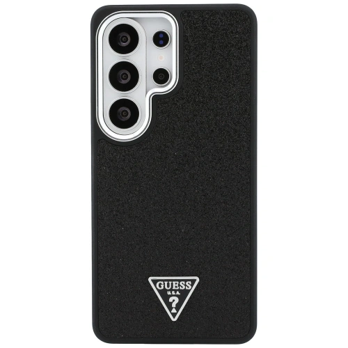 Etui Guess Fixed Glitter Triangle MagSafe do Samsung Galaxy S26 Ultra czarny