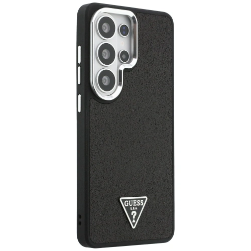 Etui Guess Fixed Glitter Triangle MagSafe do Samsung Galaxy S26 Ultra czarny