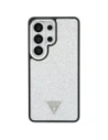 Etui Guess Fixed Glitter Triangle MagSafe do Samsung Galaxy S26 Ultra srebrny