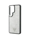 Etui Guess Fixed Glitter Triangle MagSafe do Samsung Galaxy S26 Ultra srebrny