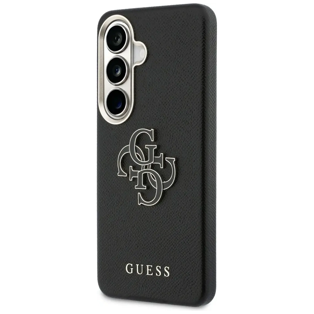 Etui Guess Grained Big 4G Metal Logo do Samsung Galaxy S26 czarny