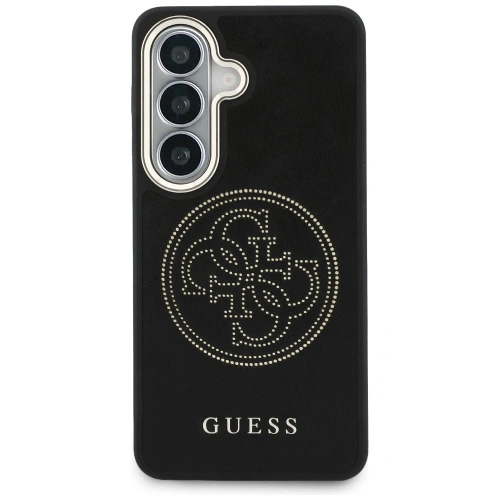 Etui Guess Perforated Logo MagSafe do Samsung Galaxy S26 czarny