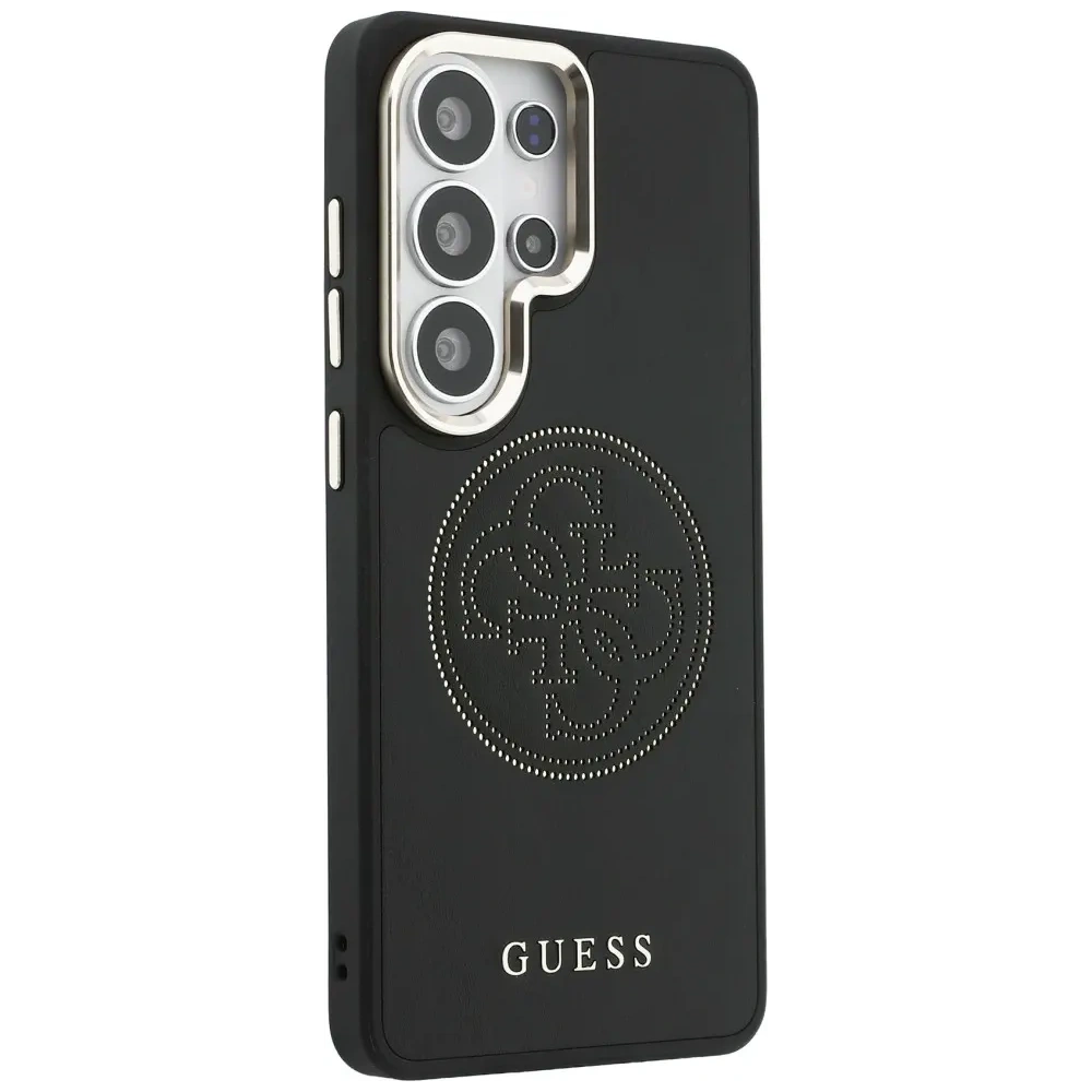 Etui Guess Perforated Logo MagSafe do Samsung Galaxy S26 Ultra czarny