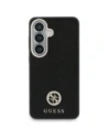 Etui Guess Rhinestone Round Logo MagSafe do Samsung Galaxy S26 czarny