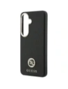 Etui Guess Rhinestone Round Logo MagSafe do Samsung Galaxy S26 czarny