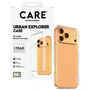 Etui CARE by PanzerGlass Flagship Urban Explorer w. Clear Frame do Apple iPhone 17 Pro Max przezroczysty