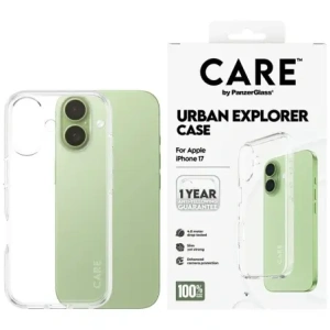 Etui CARE by PanzerGlass Flagship Urban Explorer w. Clear Frame do Apple iPhone 17 przezroczysty