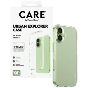Etui CARE by PanzerGlass Flagship Urban Explorer w. Clear Frame do Apple iPhone 17 przezroczysty