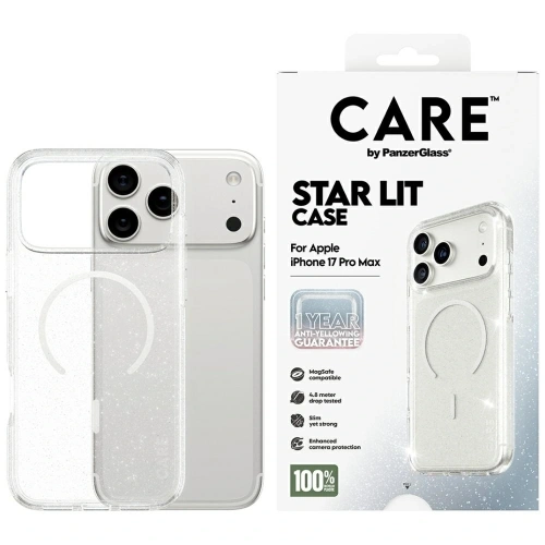 Etui CARE by PanzerGlass Flagship Urban Explorer w. White MagSafe do Apple iPhone 17 Pro Max Star Lit